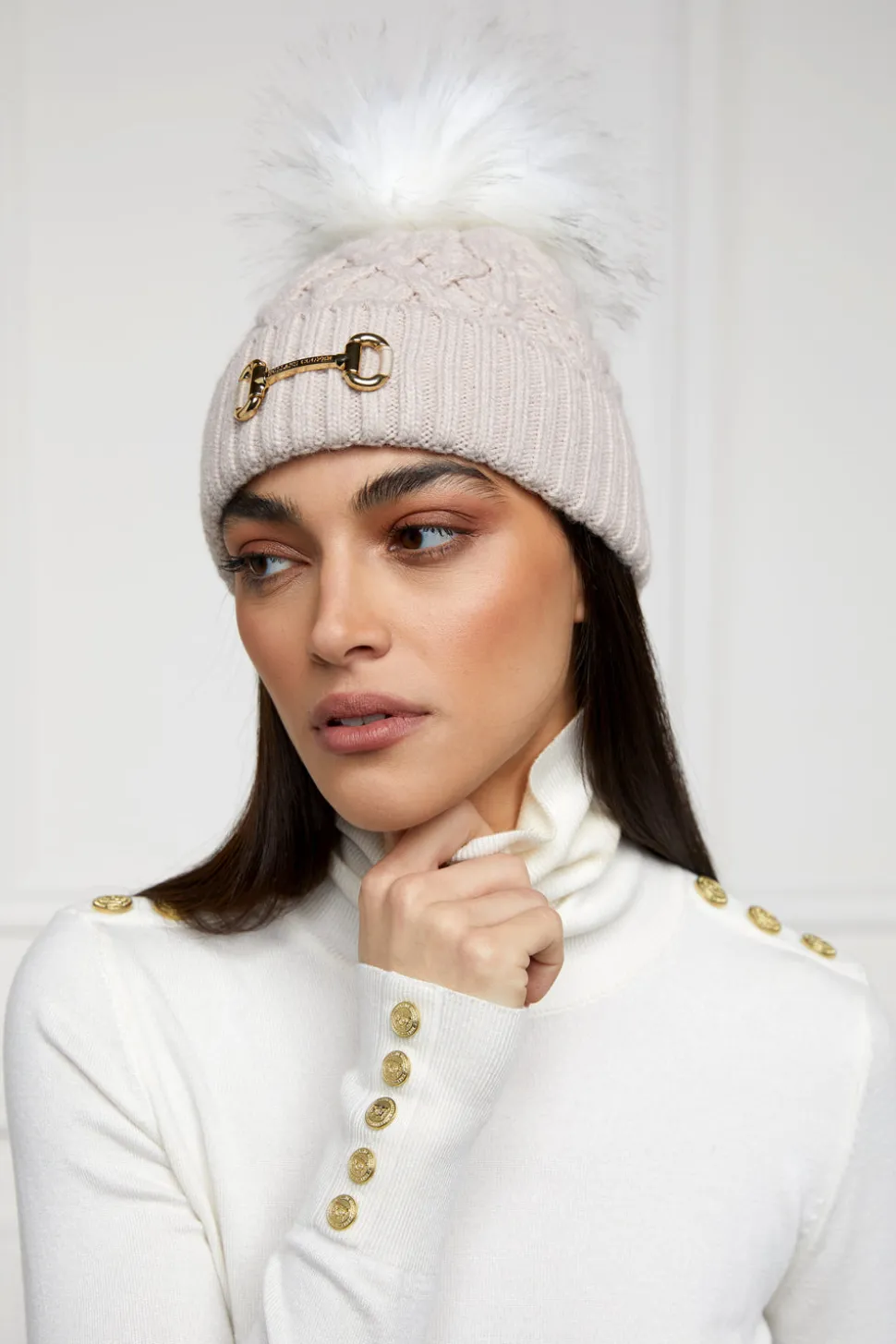 Horsebit Bobble Hat