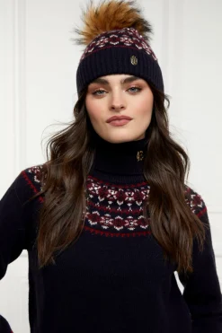 Jennifer Fairisle Bobble Hat
