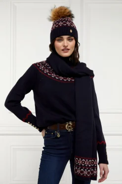 Jennifer Fairisle Bobble Hat