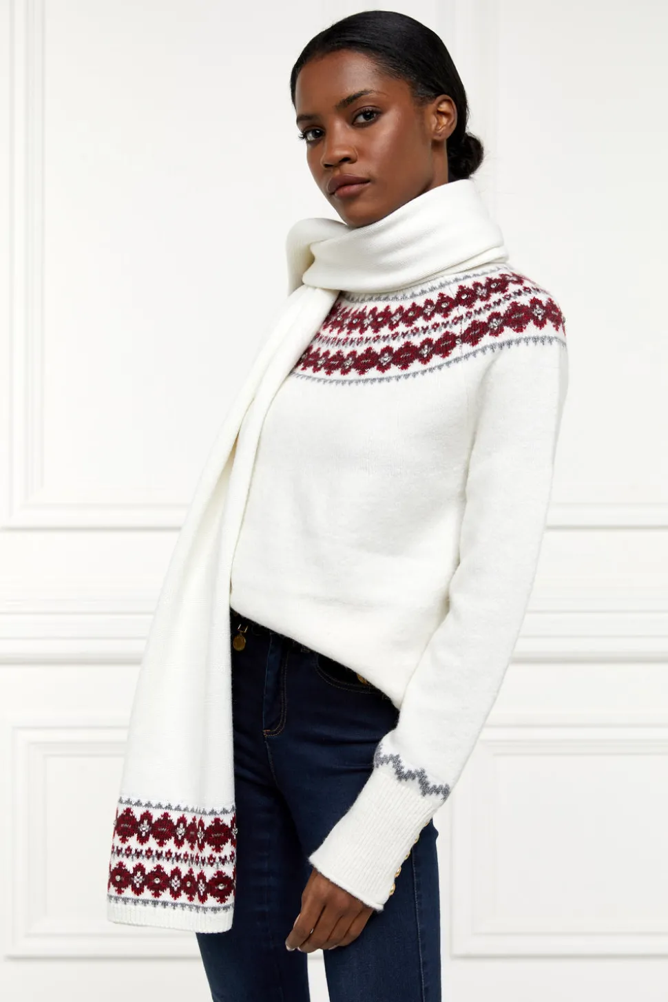 Jennifer Fairisle Scarf