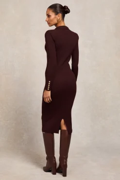 Knitted Shirt Dress