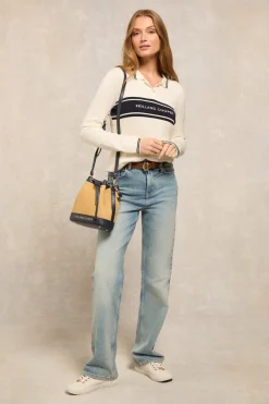 Layla Long Sleeve Knitted Polo