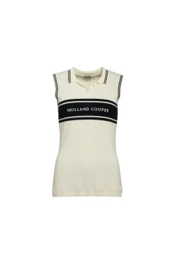 Layla Sleeveless Knitted Polo