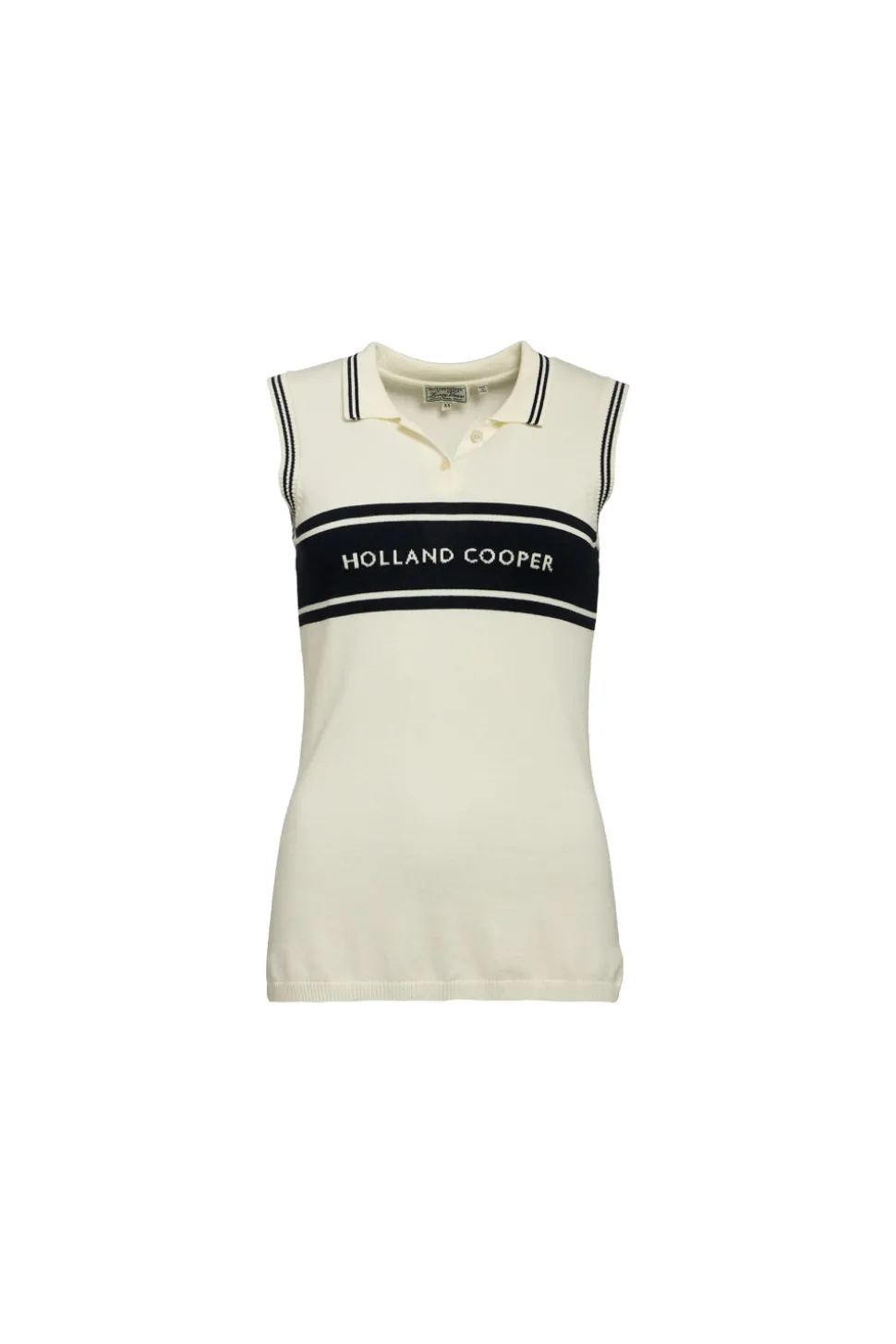 Layla Sleeveless Knitted Polo
