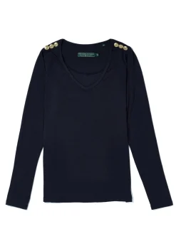 Long Sleeve V-Neck Tee