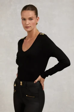Long Sleeve V-Neck Tee