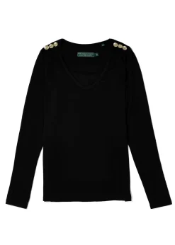 Long Sleeve V-Neck Tee