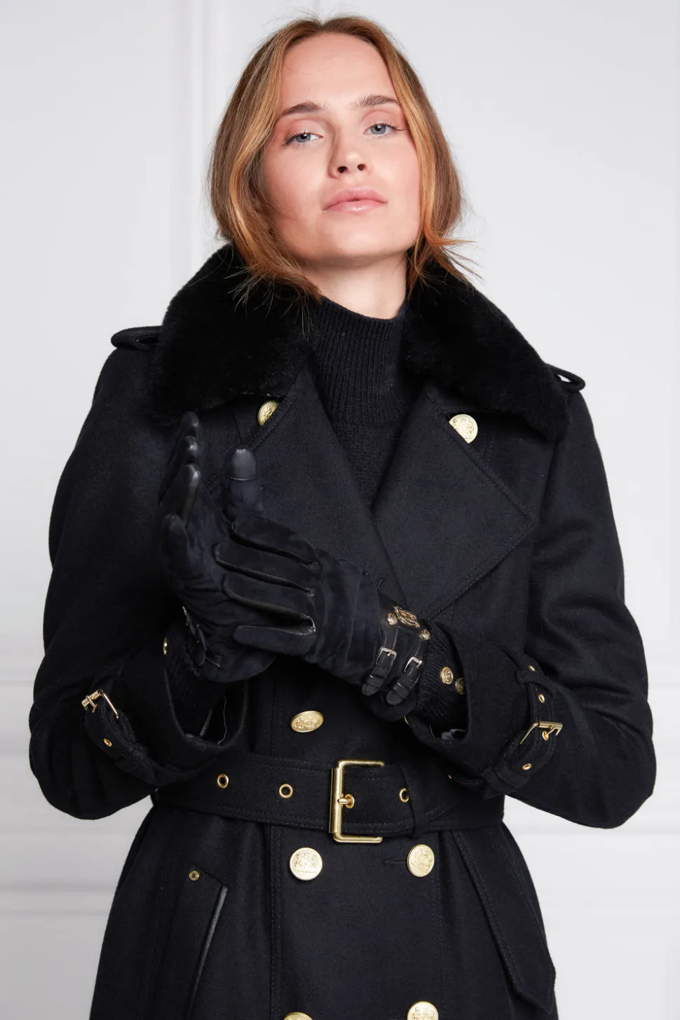 Marlborough Shearling Trench Coat