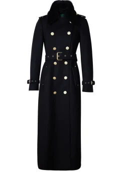 Marlborough Shearling Trench Coat