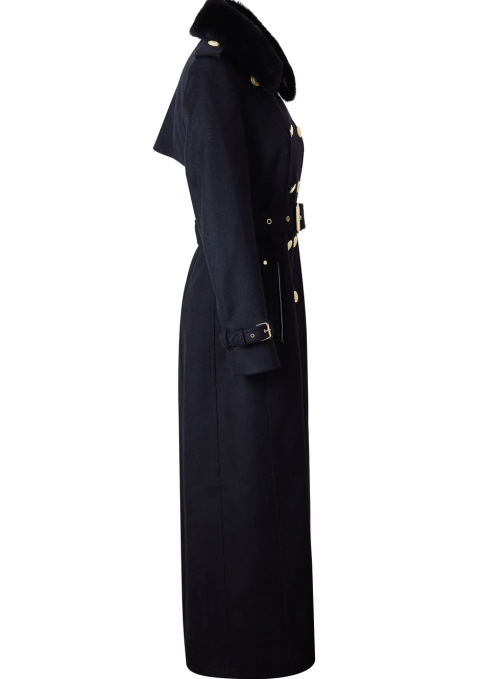 Marlborough Shearling Trench Coat