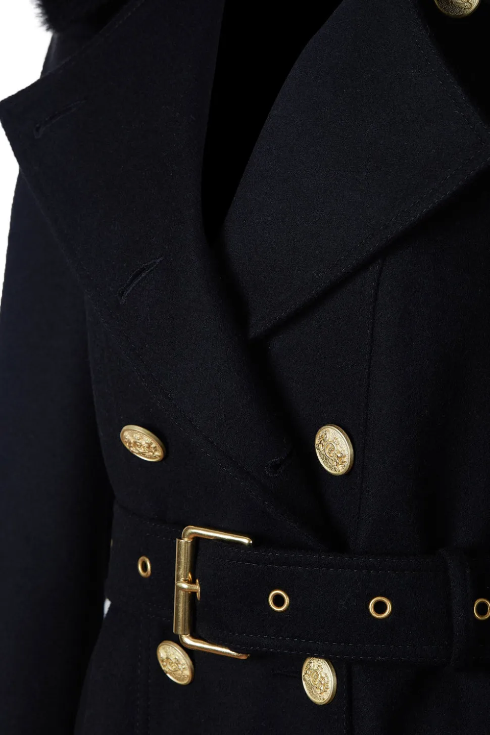 Marlborough Shearling Trench Coat