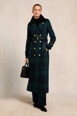 Marlborough Shearling Trench Coat