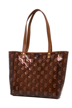 Monogram Clear Shopper