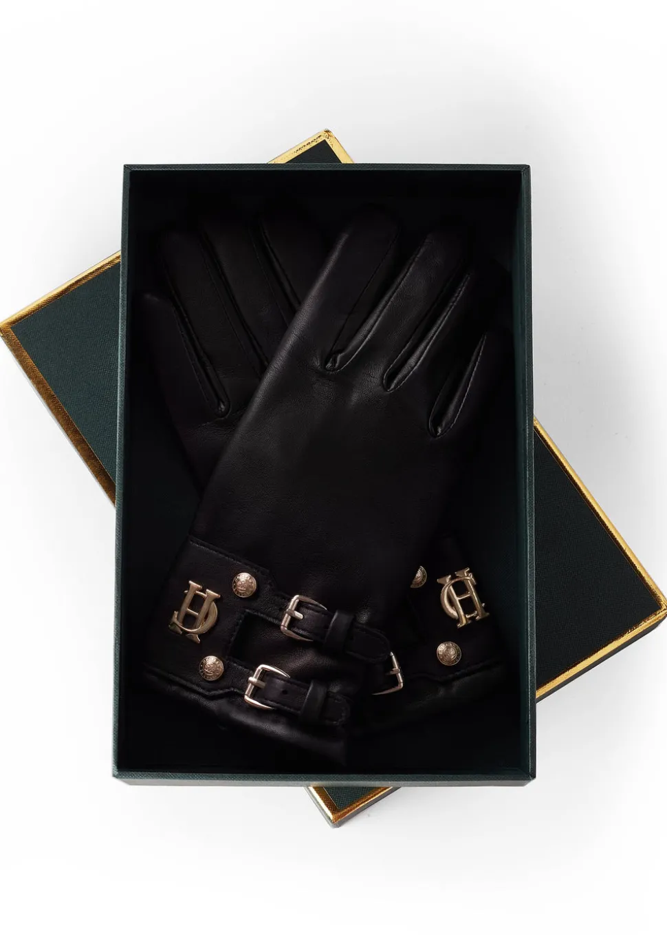 Monogram Leather Gloves