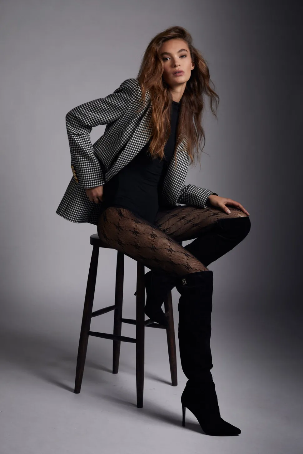 Monogram Tights