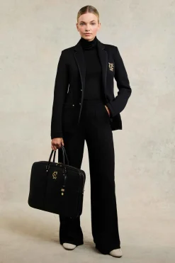 Panel Long Sleeve Roll Neck
