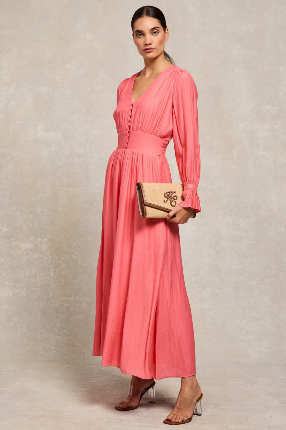 Phoebe V-Neck Maxi Dress