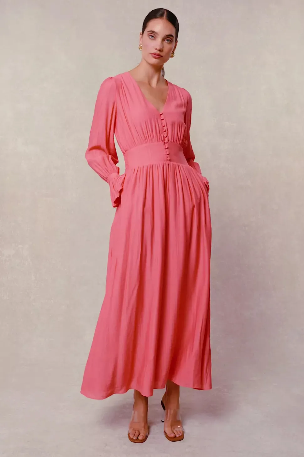 Phoebe V-Neck Maxi Dress