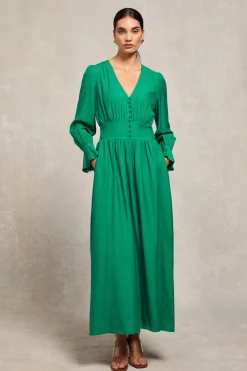 Phoebe V-Neck Maxi Dress