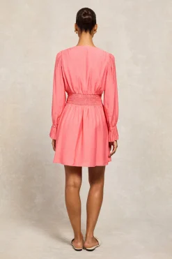 Phoebe V-Neck Mini Dress