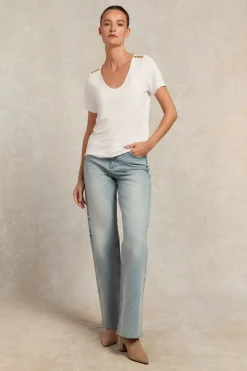 Relax Fit V-Neck Tee