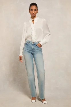Ruby Ruffle Shirt