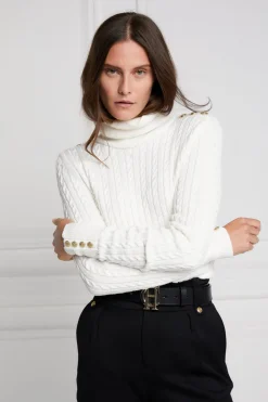 Seattle Roll Neck Cable Knit