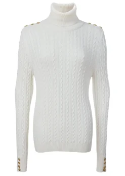 Seattle Roll Neck Cable Knit