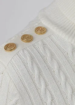 Seattle Roll Neck Cable Knit
