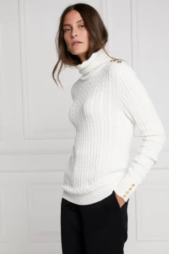 Seattle Roll Neck Cable Knit