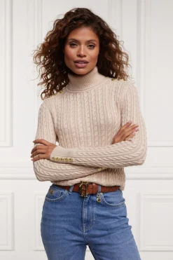 Seattle Roll Neck Cable Knit