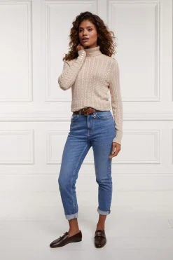 Seattle Roll Neck Cable Knit