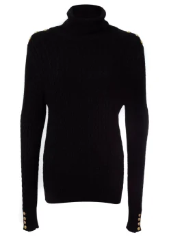Seattle Roll Neck Cable Knit