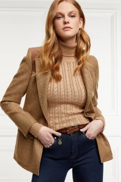 Seattle Roll Neck Cable Knit