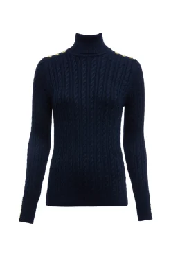 Seattle Roll Neck Cable Knit