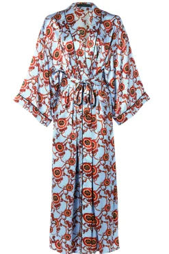 Silk Full Length Dressing Gown