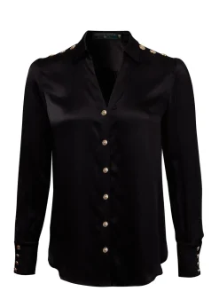 Silk V-Neck Blouse