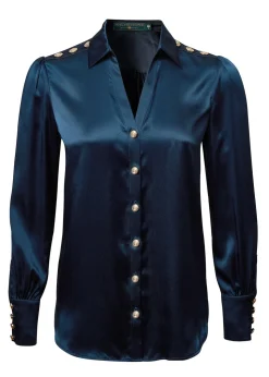 Silk V-Neck Blouse