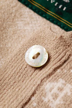 Sleeveless Knitted Monogram Polo