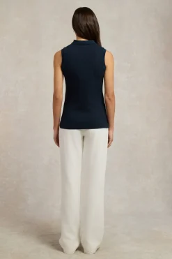 Sleeveless Polo Shirt