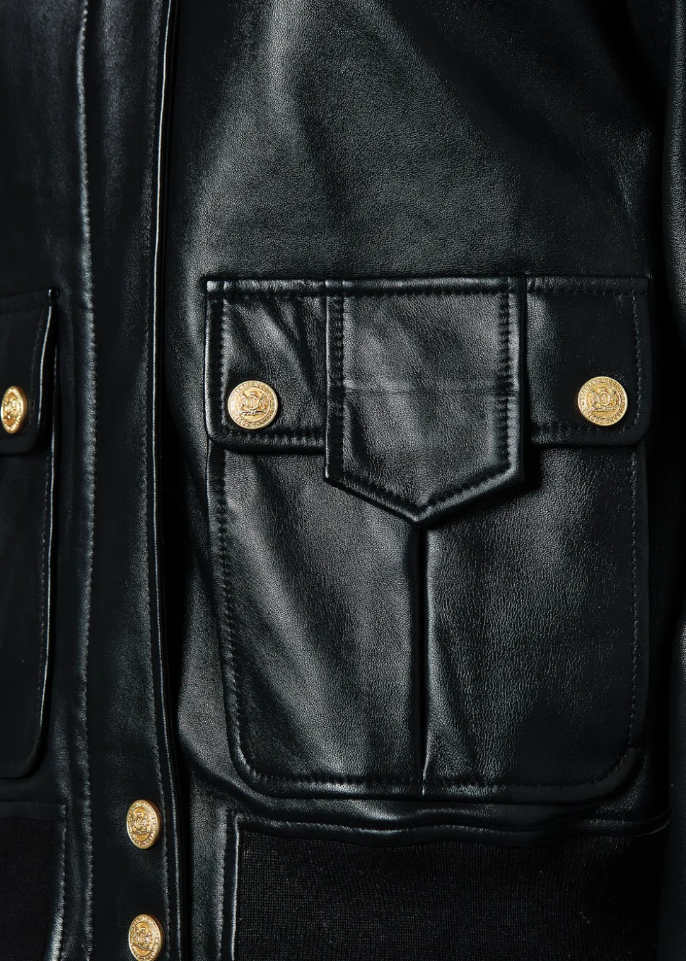 Sloane Leather Bomber