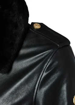Sloane Leather Bomber