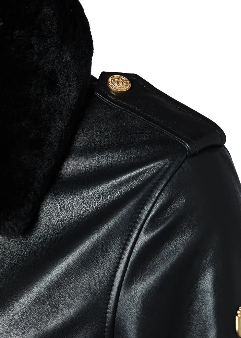 Sloane Leather Bomber