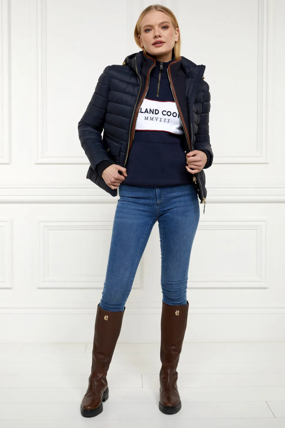 Sporting Heritage Zip Henley