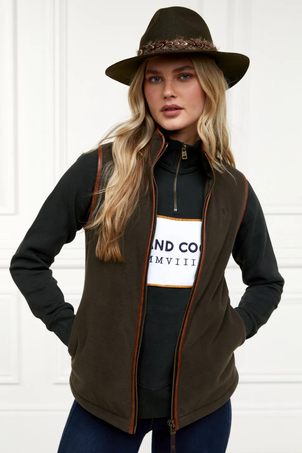 Sporting Heritage Zip Henley