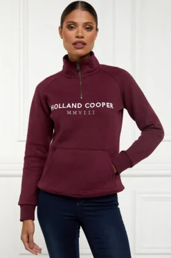 Sporting Heritage Zip Henley