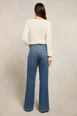 Structured Kelsie Crew Neck Knit