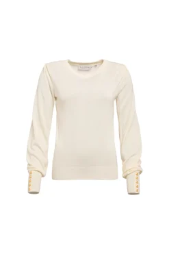 Structured Kelsie Crew Neck Knit