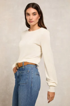 Structured Kelsie Crew Neck Knit