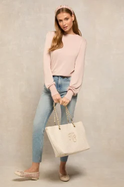 Structured Kelsie Crew Neck Knit